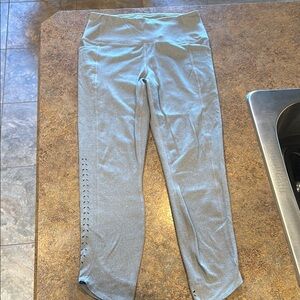 Women's Gray High-Waisted Leggings